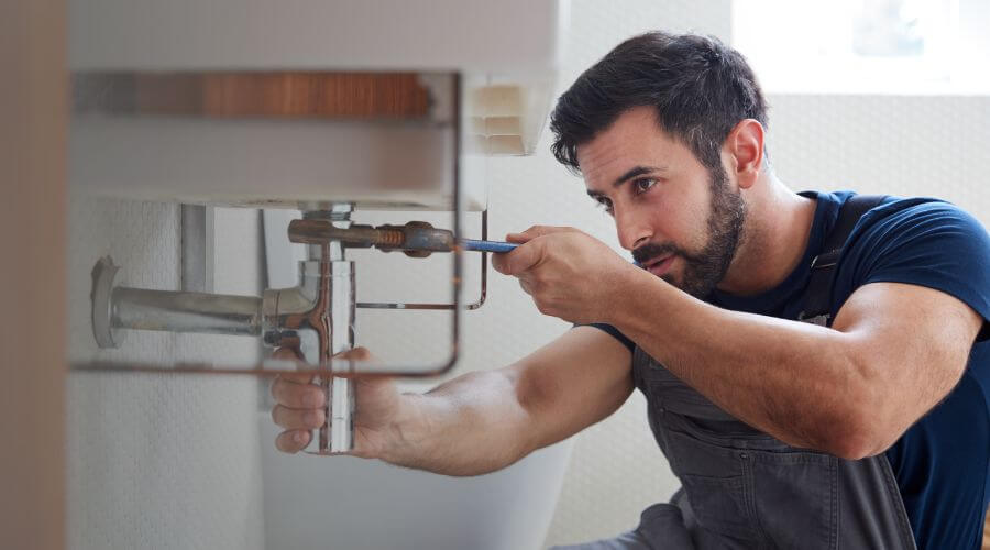 Sink leak detection in Dell, AR